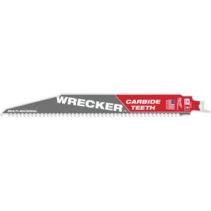 Wrecker™ Sawzall® Blade - 9", 1", 0.05", 6, Carbide