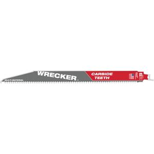 Wrecker™ Sawzall® Blade - 12", 1", 0.05", 6, Carbide