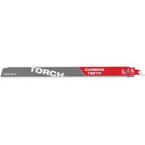 The Torch™ Sawzall® Blade - 12", 1", 0.05", 7, Carbide, 63