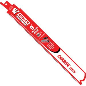 Medium Metal Reciprocating Saw Blade - 9", 1", 10, Carbide