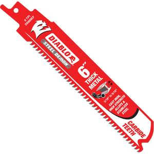 Thick Metal Reciprocating Saw Blade - 6", 1", 8, Carbide