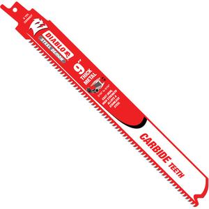 Thick Metal Reciprocating Saw Blade - 9", 1", 8, Carbide