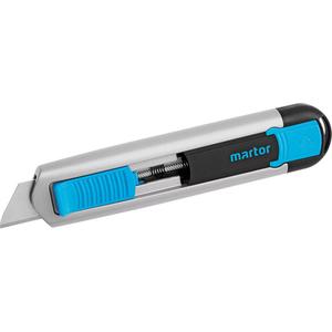 Secunorm 540 Retractable Safety Knife - Utility, 17.7 mm, Steel, Aluminum, 36 mm