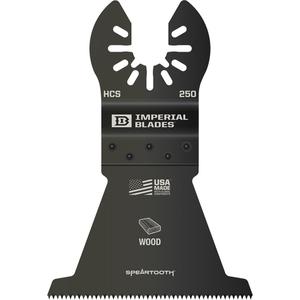 One Fit™ Speartooth Fast Cut Wood Fan Blade - Cutting, Wood, PVC, Drywall, 2-1/2" (64 mm), 1-2/3" (42 mm), High Carbon Steel