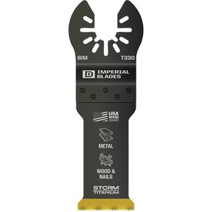 One Fit™ Storm™ Titanium Metal Blade - Cutting, Metal (Non-Ferrous), Wood & Nails, Wood, PVC, Drywall, 1-1/8″ (29mm), 2-1/4" (57 mm), Bi-Metal