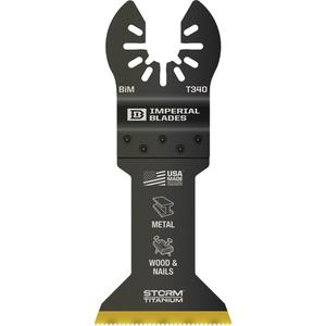 One Fit™ Storm™ Titanium Metal Blade - Cutting, Metal (Non-Ferrous), Wood & Nails, Wood, PVC, Drywall, 1-3/4″ (44mm), 2-3/16" (56 mm), Bi-Metal