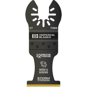 One Fit™ Carbide Extreme Storm™ Titanium Multi-Material Blade - Cutting, Wood & Screws, Fiber Cement, Plaster, PVC, Drywall, 1-3/8″ (35mm) CT, 1-1/2" (38 mm), Carbide