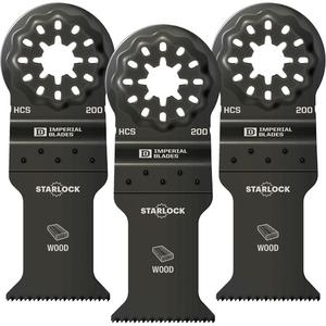 Starlock™ 1-3/8" Standard Wood Blades - Cutting, Wood, Drywall, PVC, & Other Soft Materials, 1-3/8" (35 mm), 1-5/8" (41 mm), High Carbon Steel