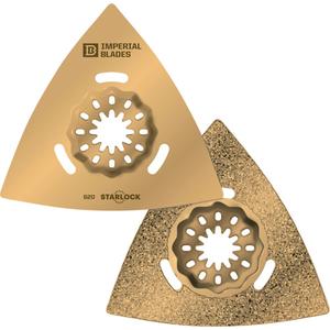 Starlock™ Carbide Grit Triangle Rasp - Sanding, Tile Mortar, 3-1/8" (79 mm), Carbide Grit