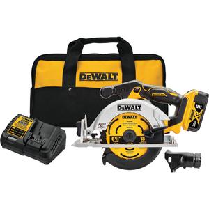 Max* Brushless Cordless Circular Saw Kit - 20 V, 6-1/2", Lithium-Ion, 4950, 5/8", 0-50°, 1-5/8", 2-1/8"