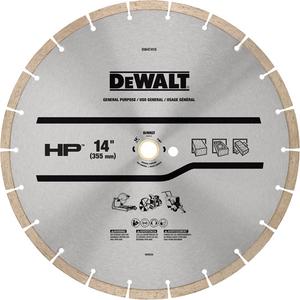 HP™ General Purpose Segmented Diamond Blade - 14", 0.125", 1", 5400, 10 mm
