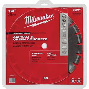 Circular Saw Blade - 14", 1", Asphalt/Green Concrete, 1/8", 5500