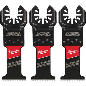 Nitrus Carbide™ Extreme Materials Universal Fit Open-Lok™ Oscillating Multi-Tool Blades - Cutting, 1-3/8", 2"