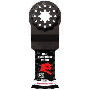 Demo Demon™ 1-1/4" Starlock Bi-Metal Oscillating Blade for Nail-Embedded Wood - Cutting, 2", 1-1/4", Bi-Metal