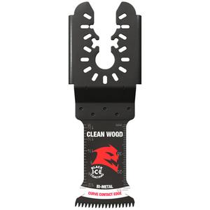 Demo Demon™ 1-1/4" Universal Fit Bi-Metal Oscillating Blade for Clean Wood - Cutting, 2", 1-1/4", Bi-Metal