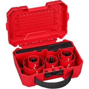 Diamond Max™ Hole Saw Bit Set - 6, (1) Milwaukee® 1-1/4" Diamond Max™ Hole Saw(49-56-5620), (1) Milwaukee® 1-3/8" Diamond Max™ Hole Saw(49-56-5625), (1) Milwaukee® 1-1/2" Diamond Max™ Hole Saw(49-56-5630)