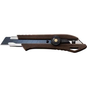 Ratchet Lock Knife - Utility, 18 mm, Wood, Carpet, Cardboard/Corrugated, Flexible Plastics, Gaskets, House Wrap, Laminates, Linoleum, Nylon, Plastic Sheeting, Plastic Straps, Shring Wrap, Tape, Turf, Twine/Rope