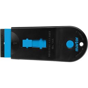 Scrapex Cleany with Black Blade - Plastic, 4-3/20", 0.45", 1.97", Leather, Felt, Envelope, Fleece, Laminated Film, Coated Film, Textile, Yarn, Tape, Bagged Goods, Wrapping, Stretch, & Shrink Foil