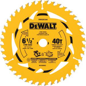 Framing Circular Saw Blade - 6-1/2", 5/8", 40, Wood