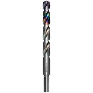 Metal Demon™ Drill Bit for Mild, Hardened and Stainless Steels - 1/2", 5-9/10", 130°, 3-Flats Reduced Shank, Metal, Cast Iron, Stainless Steel, Sheet Steel, Wood, Plastics, Split Point