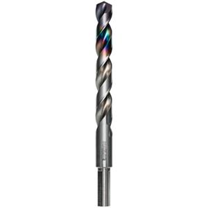 Metal Demon™ Drill Bit for Mild, Hardened and Stainless Steels - 15/32", 5-9/10", 4", 130°, 3-Flats Reduced Shank, Metal, Cast Iron, Stainless Steel, Sheet Steel, Wood, Plastics, Split Point