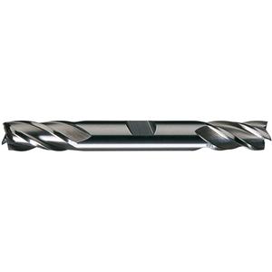 HD-4C Square Double End Mill - High Speed Steel, 1/2", 1", 4-1/8", 1/2", Bright, Right, Right, 4
