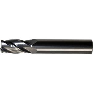 CEM-SE-4 Square Nose Single End General Purpose End Mill - Carbide, 1/2", 1", 4, 3", 1/2", 0", Spiral, Right, Right