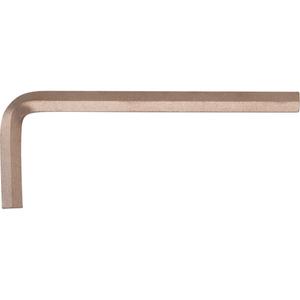 Non-Sparking Hex Key Wrench - 1-3/4", 1/16", Lifetime Warranty