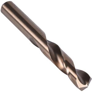 Heavy-Duty Stub Length Drill Bit - High Speed Cobalt, 33/64", 0.5156", 3-7/8", 2-3/8", 135°