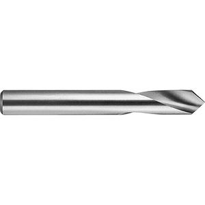 Spotting Drill, Bright, Short Length - High Speed Steel, 1/2", 0.5", 120°, Fractional Size