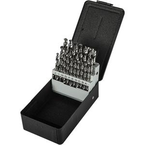 Jobber Length Drill Bit Set - 26, High Speed Steel, Bright, 118°