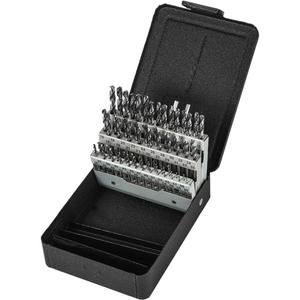 Stub Length Drill Bit Set - 60, High Speed Steel, Bright, 118°