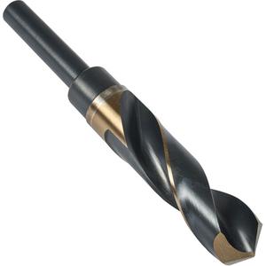 1/2" Reduced Shank Drill Bit - High Speed Cobalt, 11/16", 1", 0.6875", 6", 3", 118°, Steam Tempered, Bronze