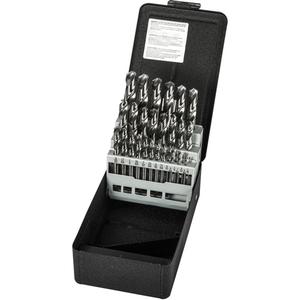 Stub Length Drill Bit Set - 29, High Speed Steel, Steam Oxide, 135°