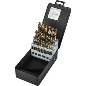 Heavy-duty Screw Machine Drill Bit Set - 29, High Speed Cobalt, 135°, Bronze oxide