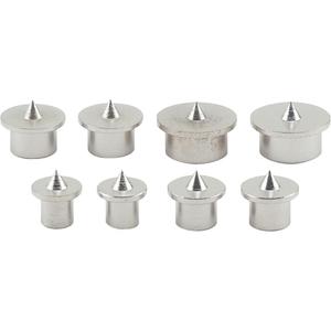 Dowel Centres - 8, Steel, Nickel Plated