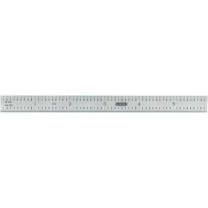 Industrial Precision Flexible Ruler - 6", 15/32", 5R, Imperial, Steel