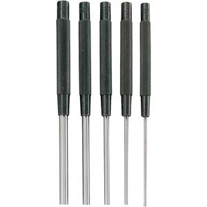 Drive Pin Punches - 5, 1/8" - 3/8", 8"