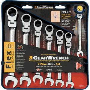Wrench Set - 7, 16, Metric, Combination, 10 mm to 19 mm