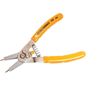 Large Universal Convertible Retaining Ring Pliers - 8", 180°/90°, Full Lifetime, B107.500, 0.038", 0.047" Straight & 90° 0.07 in Straight