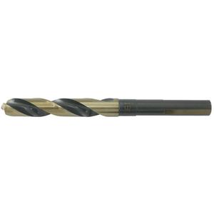 Gold Super Premium Prentice Drill Bit - High Speed Steel, 5/8", 118°, Wood, Stainless Steel, Steel, 118° Split Point, 3 Flats, 1/2"