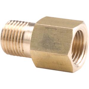Pipe Adapters - Female to Male - Brass, 1/8" x 1/8"