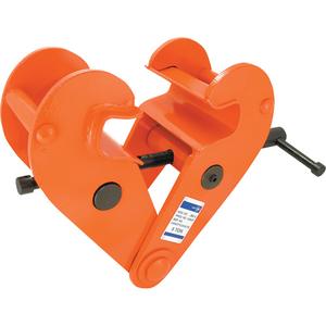5-Ton Heavy-Duty Beam Clamp with Locking Screw - 12" (304.8 mm), 10000 lbs., 5.2 A, 2-7/8", 5/8", 3/4