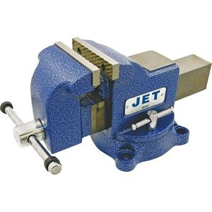 JSV-4HD Heavy-Duty Swivel Base Vise - 4", 4", 2-3/4", 1-1/2", Dual Lock Down, Steel, Replaceable