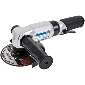 Super Heavy-Duty Angle Grinder - 30 CFM, 1/4" NPT, 91, 5", 11000, 0.9, 3/8", 5/8"-11 NC