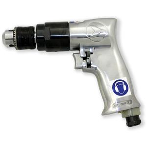 ADX380R Air Drill Rev - 4 CFM, 1/4" NPT, 86.8, 3/8", Keyed, Contoured, 0.33 hp, 3/8"