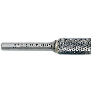 JET-KUT Cylindrical Shape Burr with End Cut - 010-LWGZ182 - 1/4", 1/4", 5/8"