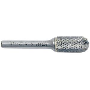JET-KUT Round Nose Shape Burr - 010-LWGZ197 - 3/8", 1/4", 3/4"