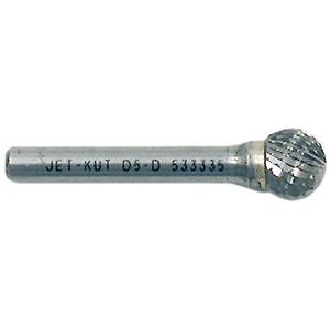 Jet-Kut® Ball Shape Bur - 1/4", 1/4", 7/32", Doubel Cut