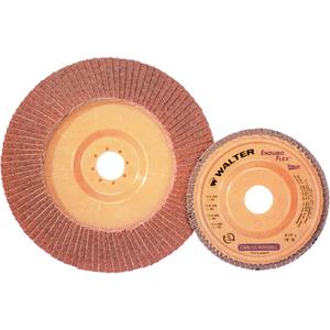 Enduro-Flex™ Stainless Flap Disc - 40, 60, 80, 120, 4-1/2", 7/8", Zirconia Alumina, 27, 13 300